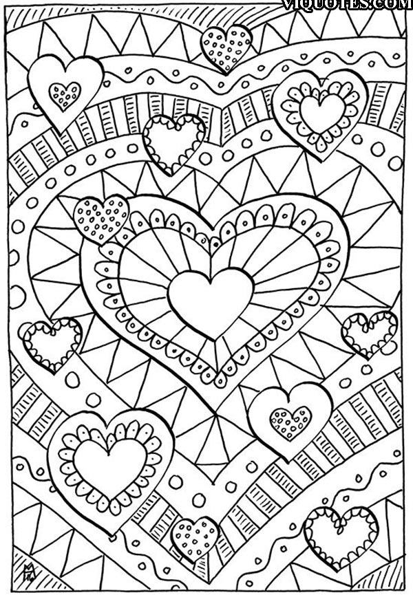 Bloc coloriage adulte 21 x 14,5 cm - Messages Mystères Je t'aime