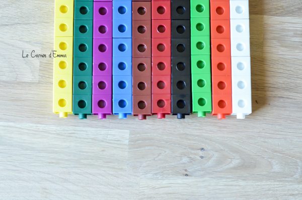9 Idées d'activités avec les cubes learning de couleurs - Le Carnet d'Emma