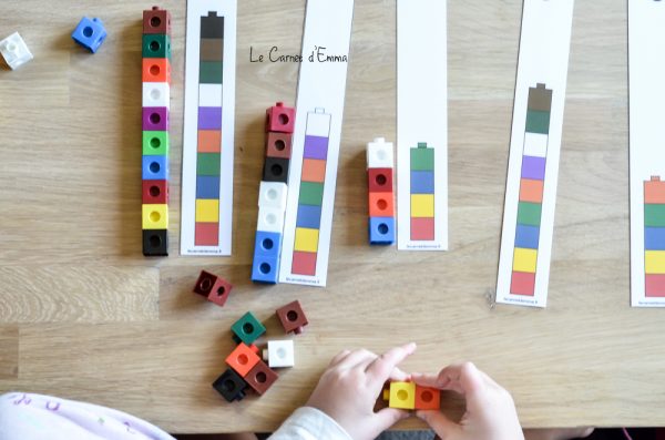 9 Idées d'activités avec les cubes learning de couleurs - Le Carnet d'Emma