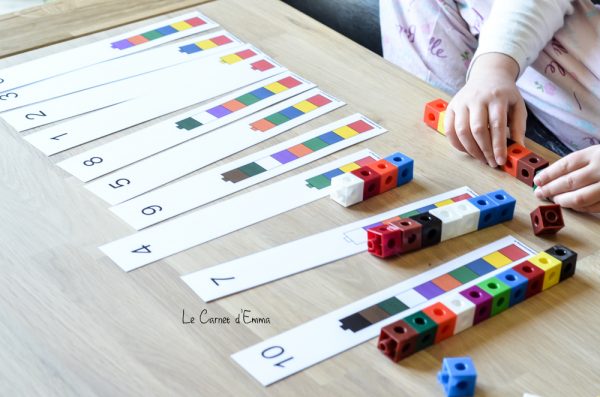 9 Idées d'activités avec les cubes learning de couleurs - Le Carnet d'Emma