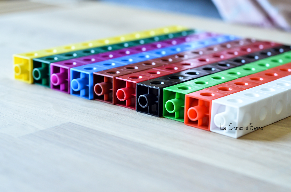 9 Idées d'activités avec les cubes learning de couleurs - Le Carnet d'Emma