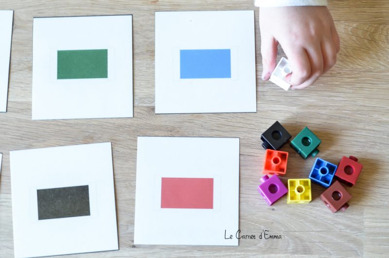 7 idées d'activités avec des cubes de couleurs activités sur le thème des chiffres, mathématiques, grandeur, couleurs, tri, suite logique, addition Printable gratuit printable à télécharger
