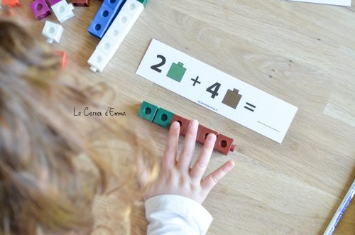 9 Idées d'activités avec les cubes learning de couleurs - Le Carnet d'Emma