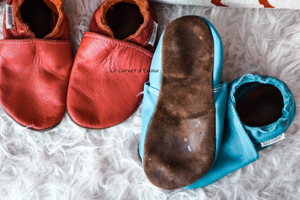 chausson cuire enfant