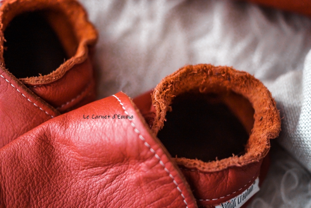 chausson cuire enfant