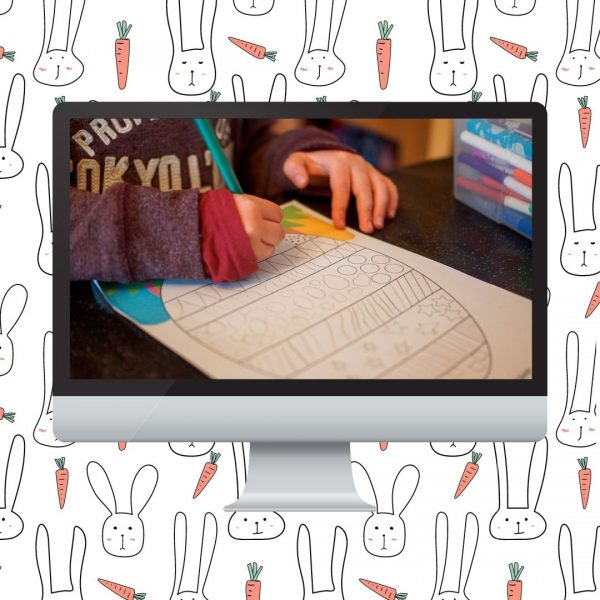 ebook sur le thème de pâques avec des idées d'activités manuelles et créatives, des petits jeux à imprimer, des coloriages. Le tout pour les 2 à 9 ans.