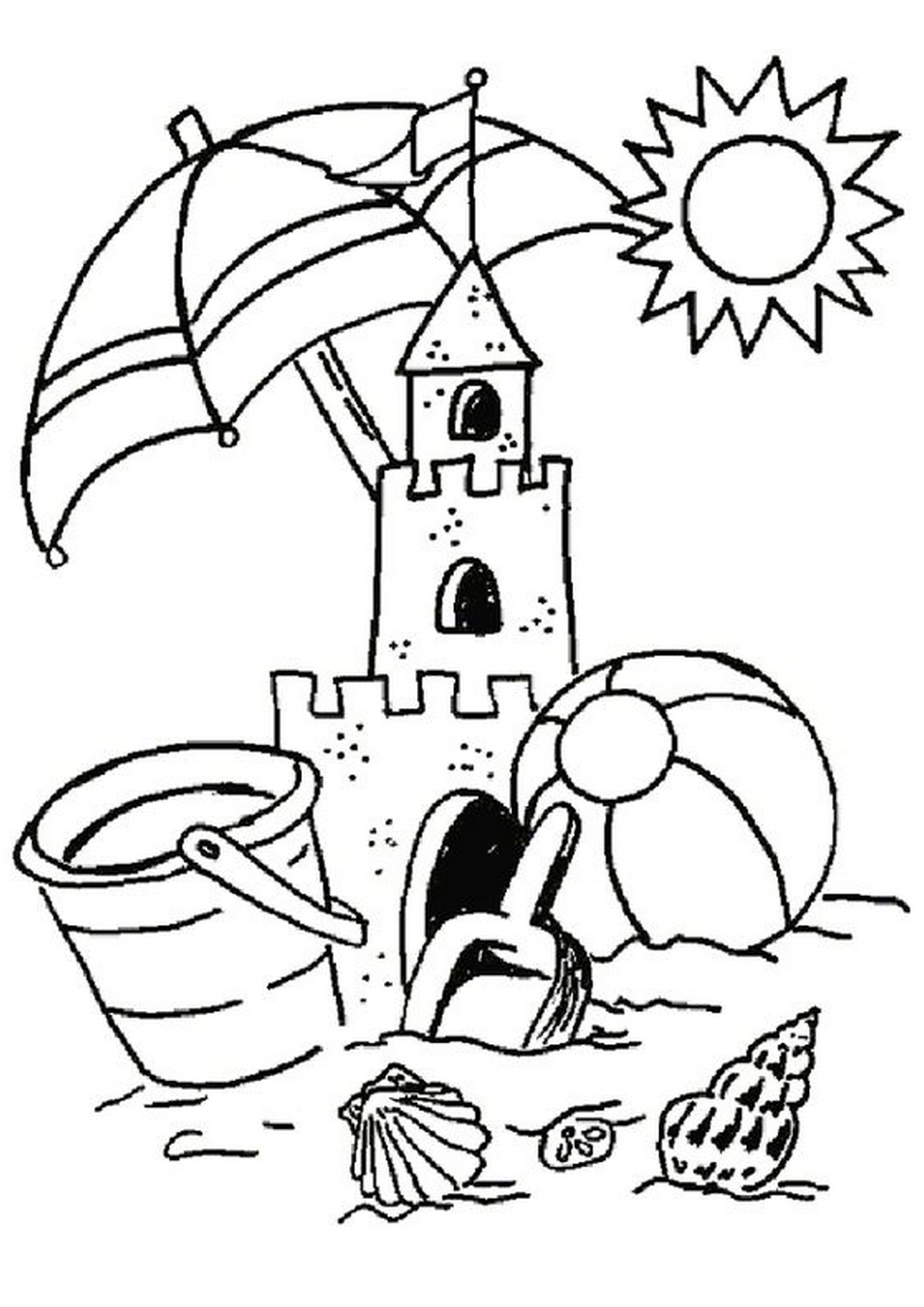 21 coloriages sur le thème de l'été - Le Carnet d'Emma