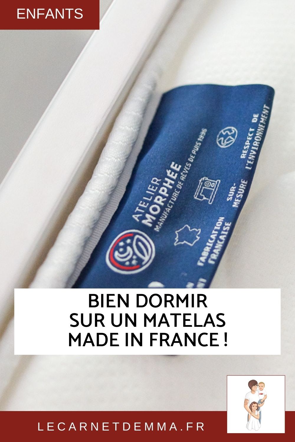Matelas 90x200 | L'Atelier de Morphée