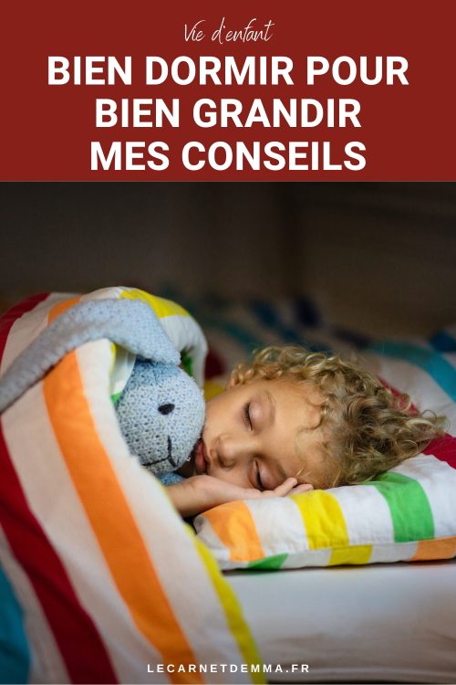 importance du sommeil chez l'enfants, conseils et astuces