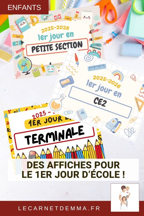 affiche photos souvenirs rentrée scolaire 2025-2026