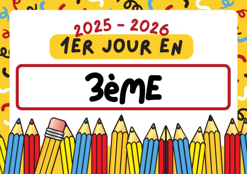 affiche photos souvenirs rentrée scolaire 2025-2026 collège