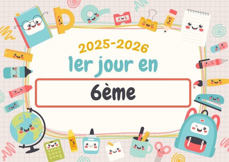 affiche photos souvenirs rentrée scolaire 2025-2026 -ème