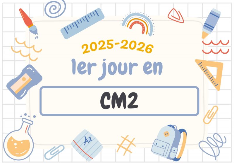 affiche photos souvenirs rentrée scolaire 2025-2026 primaire