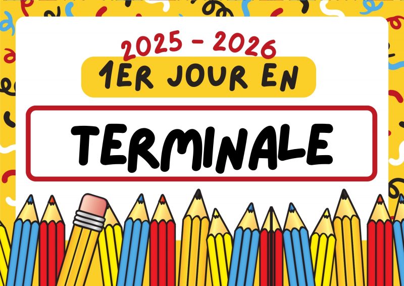 affiche photos souvenirs rentrée scolaire 2025-2026 lycée